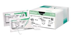 Dafilon Chirurgické stehy nevstřebatelné 4-0 DS12 45 cm 1 ks.