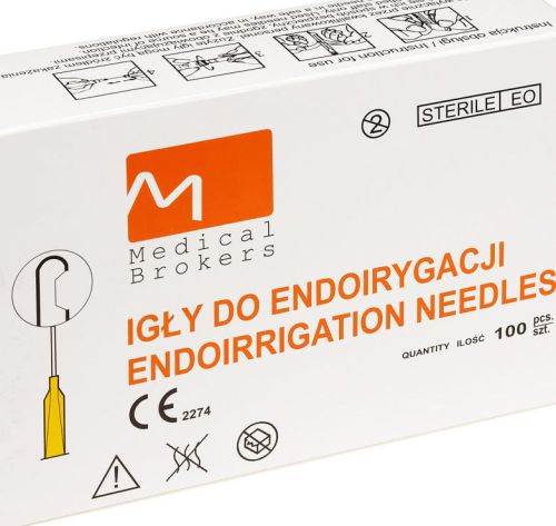 Molteni Igly-do-endoirygacji-z-jednym-bocznym-otworem Igły jednorazowego użytku, apirogenne, sterylne z jednym bocznym otworem 0,5x25