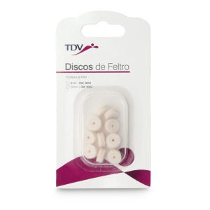 Filzscheiben zum Polieren von Füllungen