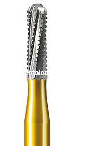 Zubní tvrdokovové řezné frézy H31RMF.012FG 5 ks univerzální kruhový válec