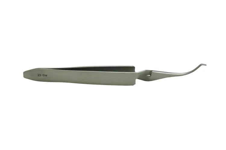 DM DD116 Denmax Pęseta do zakładania rurek, 12,5 cm stomatologiczna