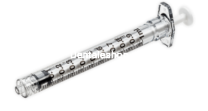 Luer-lok syringe without needle 1 ml, 100 pcs. - Disposable sterile