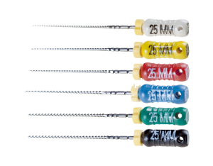 K-Files files 6 pcs. - Non-sterile for all preparatory techniques with rotary motion