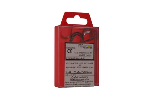 Anatomiczne paski metalowe do formówki Ivory Wzór 01 0,05 mm.jpg