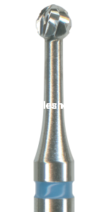 Tvrdokovová zubní fréza H1SXN.021RA 5 ks. Tenká kulička, křížové ozubení