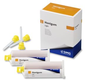 Honigum Pro Light 2 x 50 ml - Abdruckkorrekturmasse auf Basis von Additionssilikonen