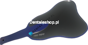 Tooth-shaped mirror Navy blue 14x27 cm