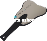 Tooth-shaped mirror Black 14x27 cm