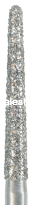 Bohrer 850-023C-FG abgerundeter Kegel, lang, Diamant, 5 Stück – Dental für die Hohlraumbearbeitung