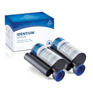 Identium Medium 2 x 380 ml - Elastomerová otiskovací hmota (střední průtok)