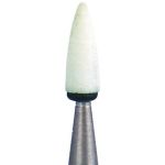 Dura-White stones 12 ks flame FL2 CA - pro konturování a konečnou úpravu skloviny, kompozitů a keramiky