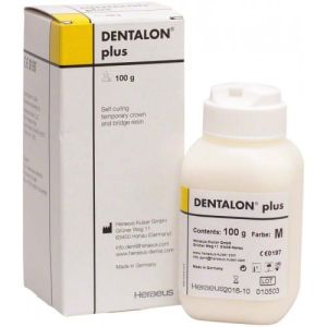 Dentalon Powder 100 g Dark (D) - Samotuhnoucí pryskyřice pro dočasné korunky a můstky