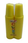 Disposable cups 200 ml Yellow 100 pcs.