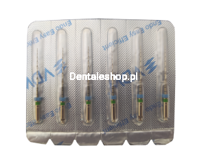 Files Mtwo (M2) 35/.04 - 25 mm (Shaft 16 mm) green 6 pcs - NiTi files