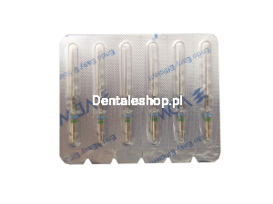 Files Mtwo (M2) 35/.04 - 31 mm (Shaft 21 mm) green 6 pcs. - NiTi files