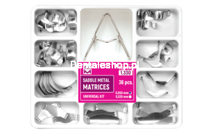 TOR VM Sattelmatrizen mit Federklemme (0,05 mm), Sortiment à 36 Stück.
