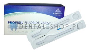Profisil Fluoride Lak Mint 50 x 0,5 ml - fluorový lak (5% fluorid sodný)