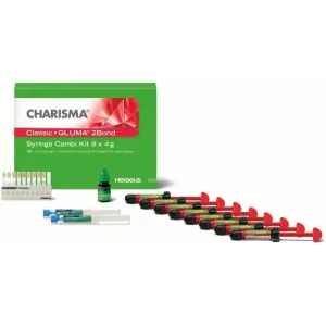 Charisma Classic Combi set 8 x 4 g + GLUMA 2Bond - Mikrohybridní kompozitní materiál