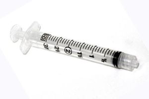 Luer-lok syringe without needle 3 ml, 200 pcs - Disposable sterile