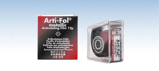 Bausch BK28 Kalka artykulacyjna 12mic czarna/czerwona