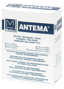 Molteni ANTEMA - Sterilní, hemostatické koňské kolagenové tampony