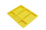 Einweg-Werkzeugeinlagen gelb 100-tlg.