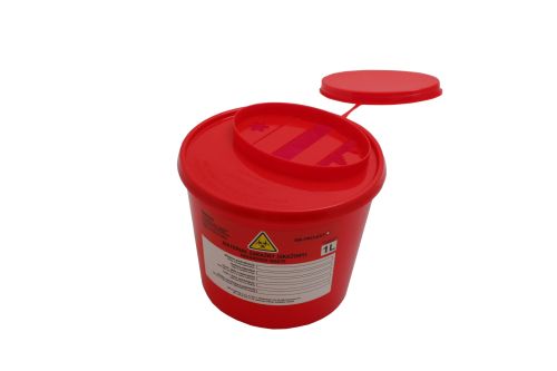 Pojemnik na odpady medyczne (skażone) 1 l kmprojekt