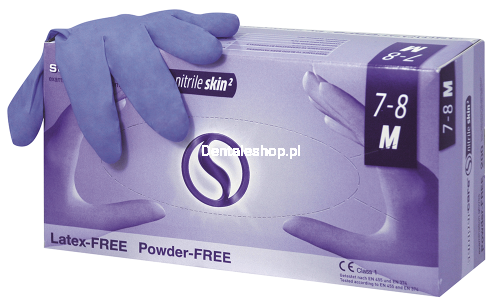 Rękawiczki nitrylowe bezpudrowe Sempercare nitrile skin 2 200 szt.