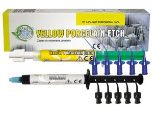 Yellow Porcelain Etch + Silan - Súprava na leptanie porcelánu
