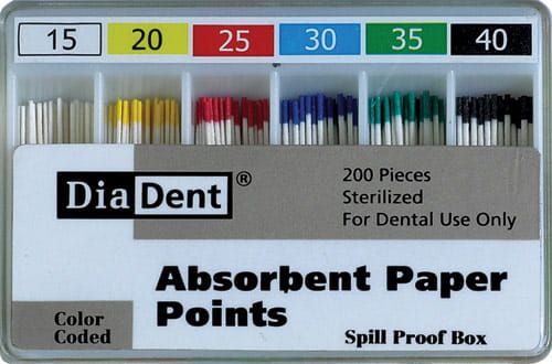 diadent sączki papierowe 0.2/ paper points