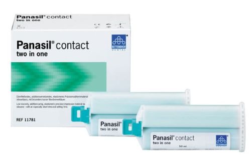 kettenbach panasil contact 2 in 1 elastomer hydrofilowy do wyciskow