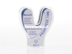 Progress 100 - Articulation paper 100μ, blue horseshoe 50 pcs.