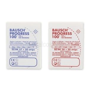 Artikulationspapier 100μ, rechteckig rot 50 Stk.